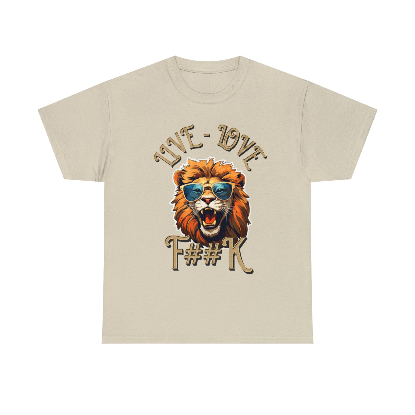 Unisex Lion Heavy Cotton Tee