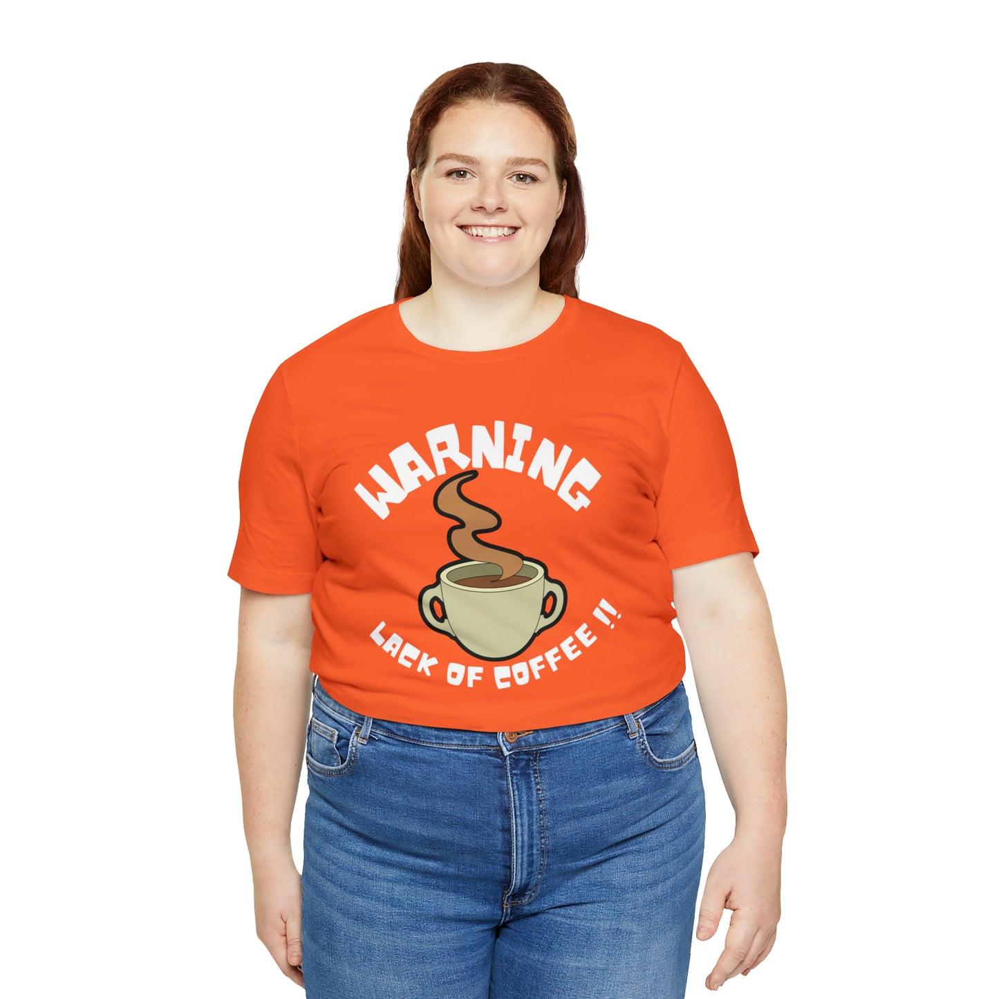Unisex COFFEE WARNING Jersey Short Sleeve Tee