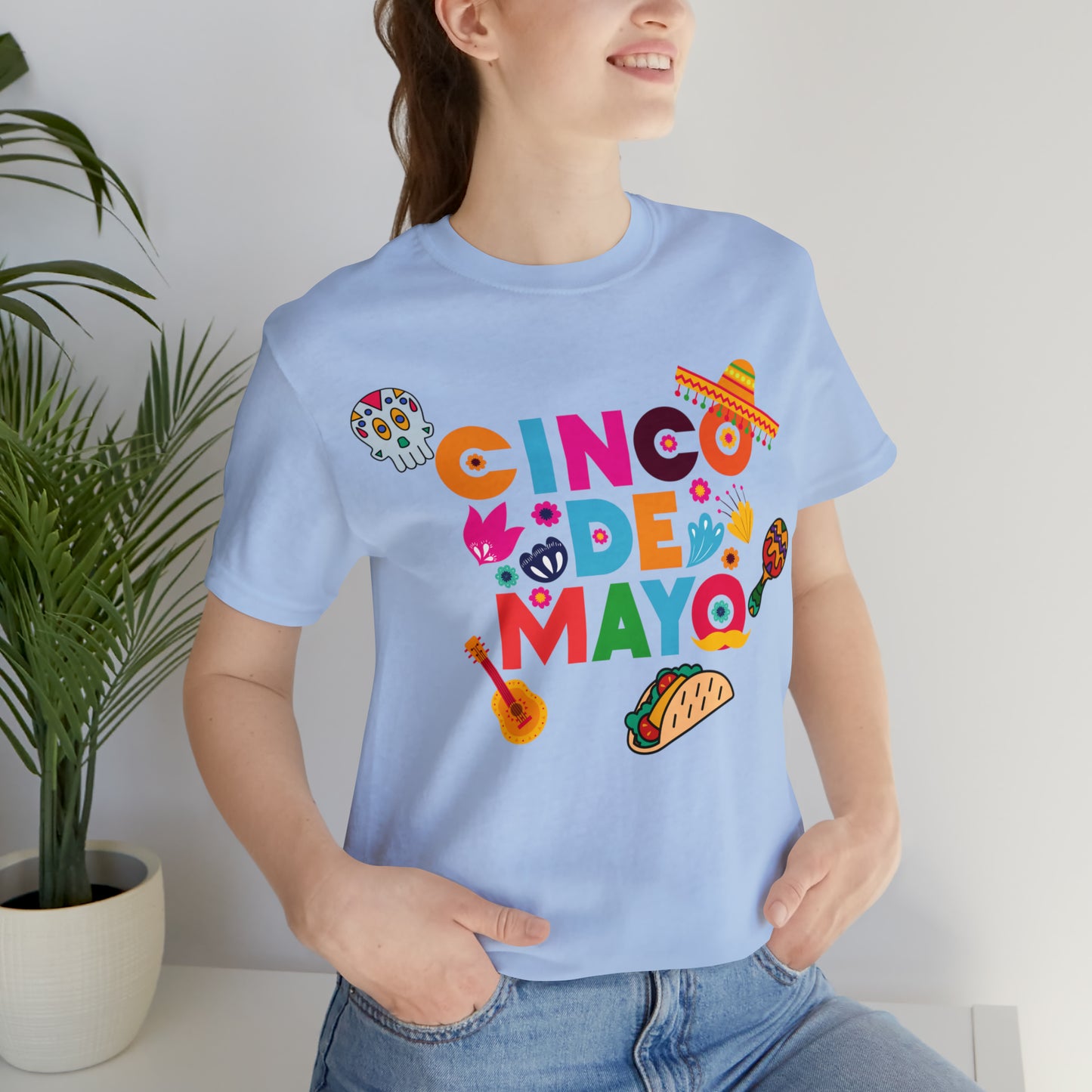 Unisex Cinco de Mayo Jersey Short Sleeve Tee