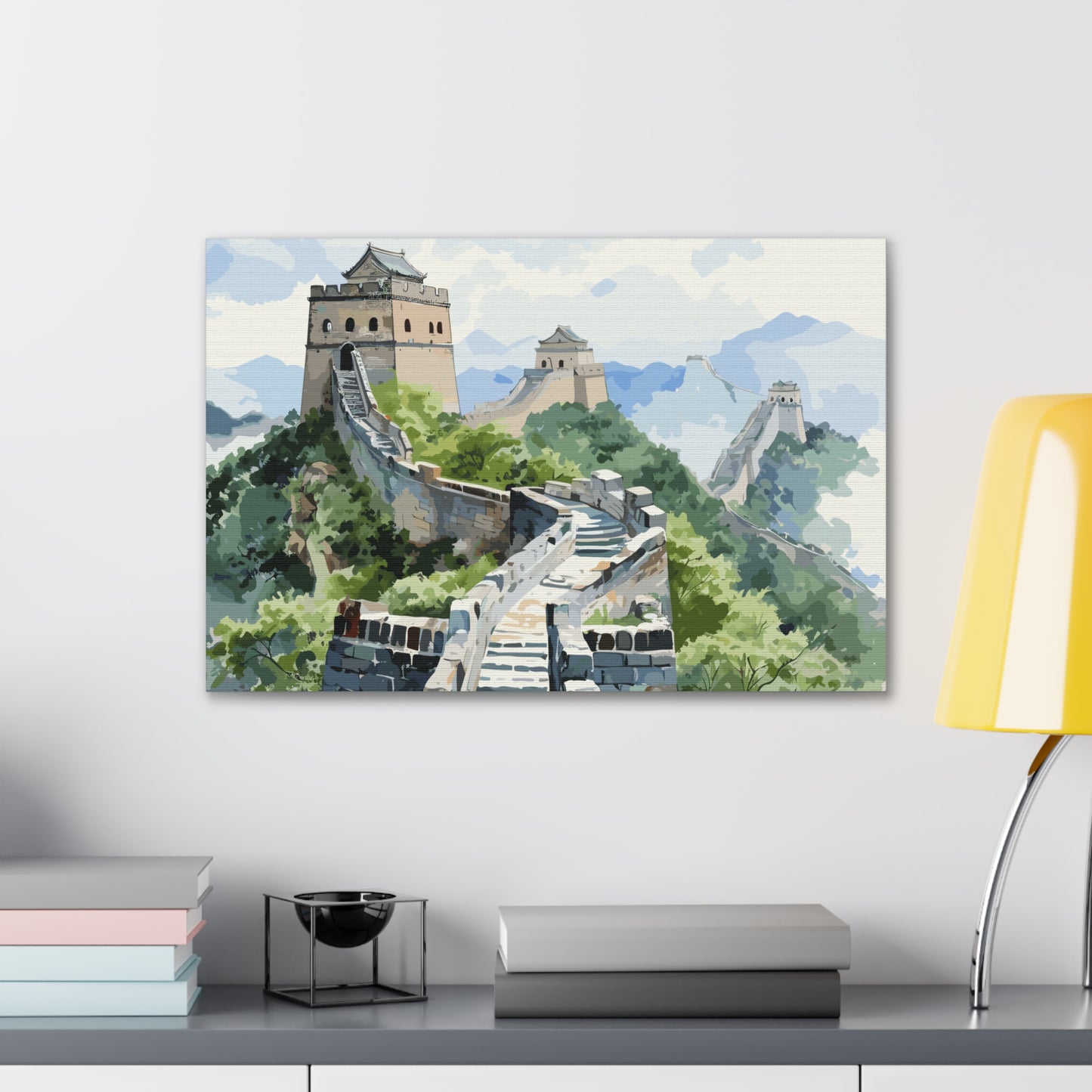 Great Wall Of China, canvas wrap