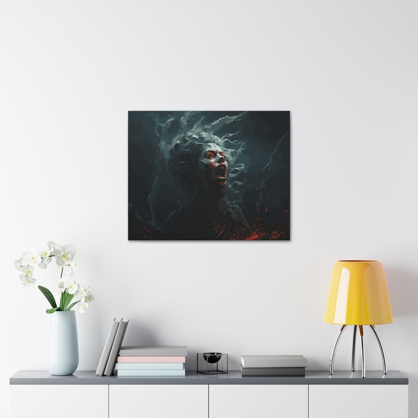 Siren Screams , Canvas Wrap