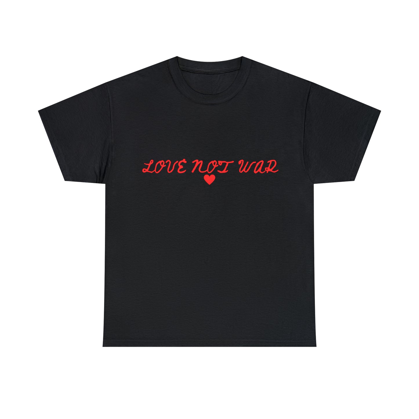 Unisex Love not war collection Heavy Cotton Tee