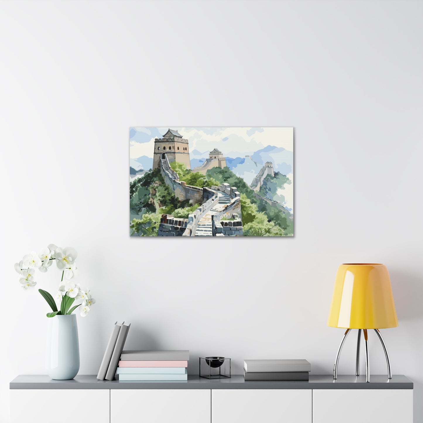 Great Wall Of China, canvas wrap