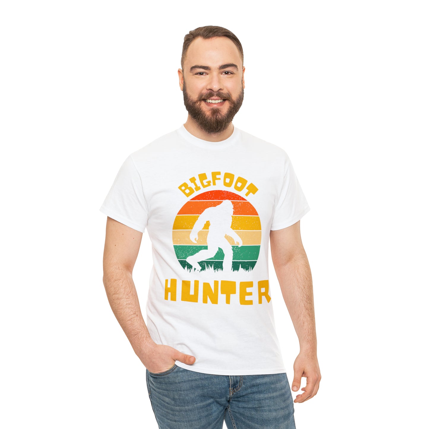 Unisex Bigfoot hunter Heavy Cotton Tee