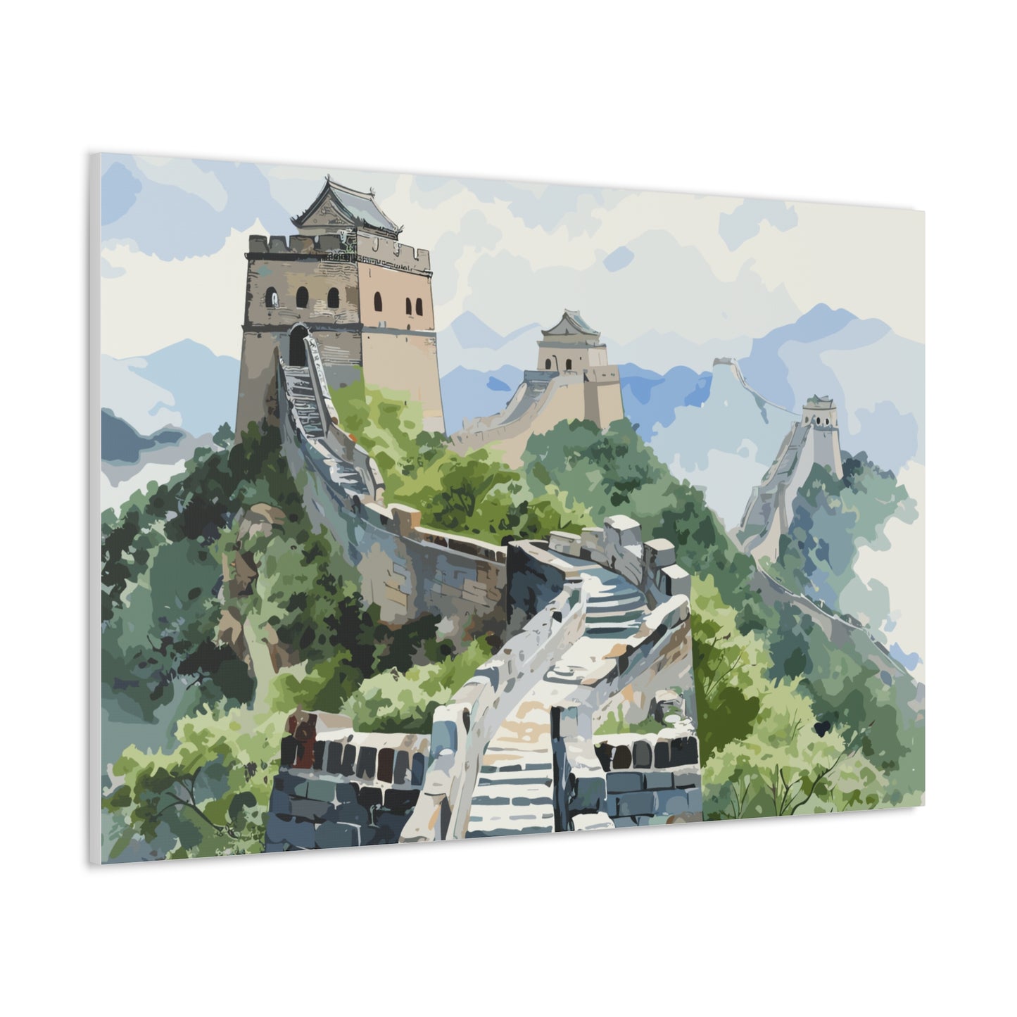 Great Wall Of China, canvas wrap