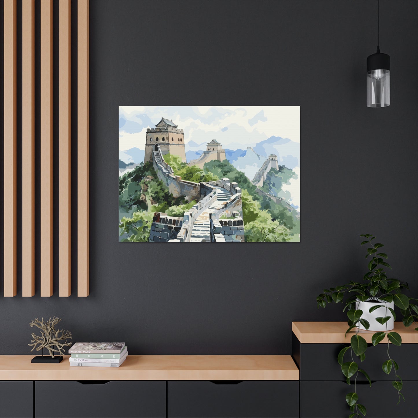 Great Wall Of China, canvas wrap