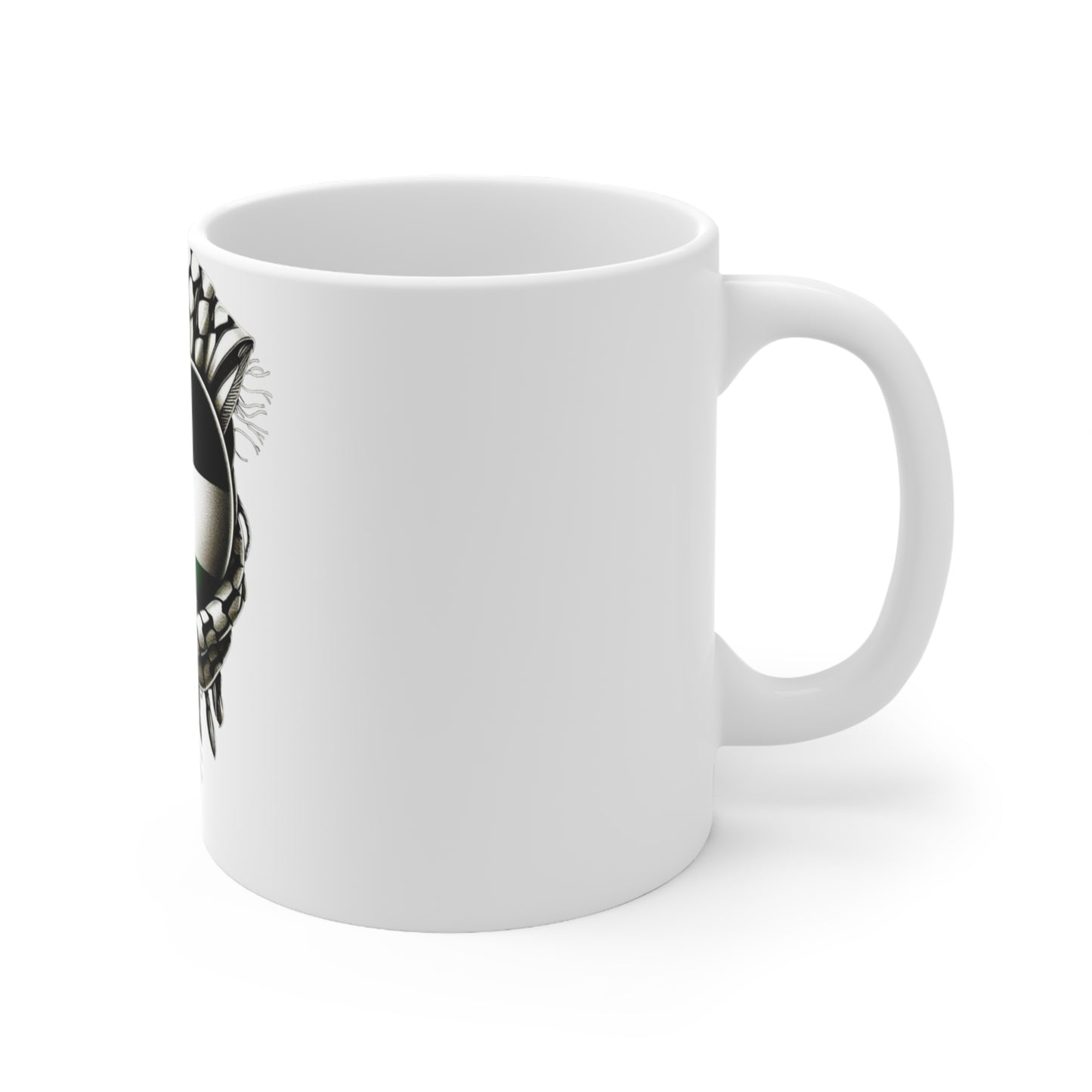 White Ceramic Mug, 11oz