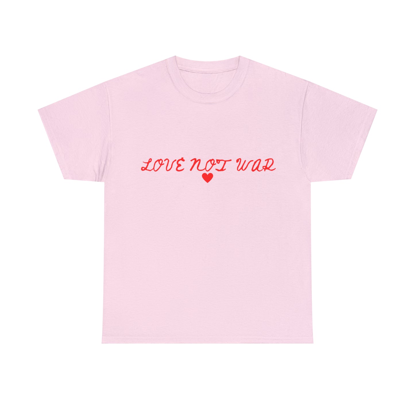 Unisex Love not war collection Heavy Cotton Tee