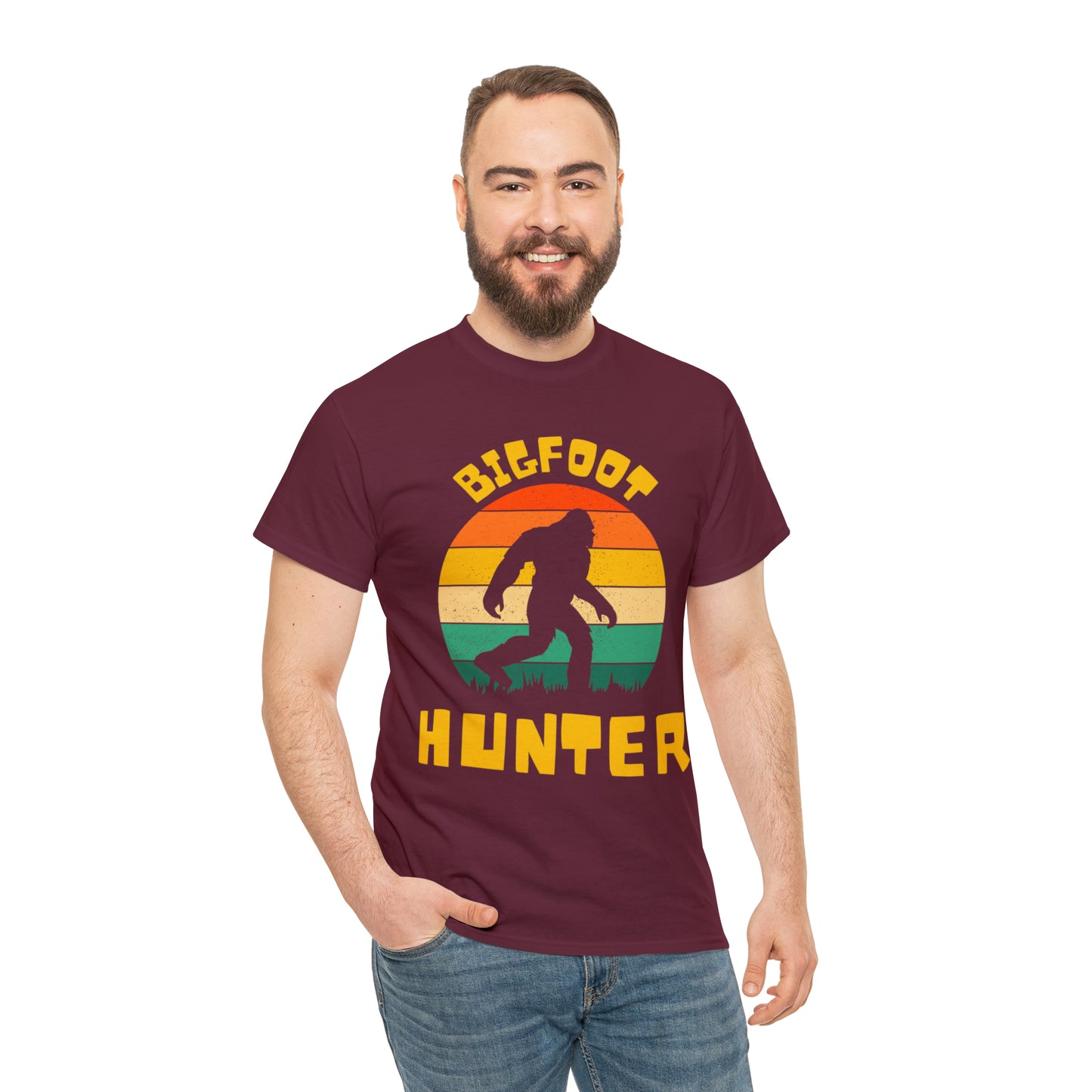 Unisex Bigfoot hunter Heavy Cotton Tee
