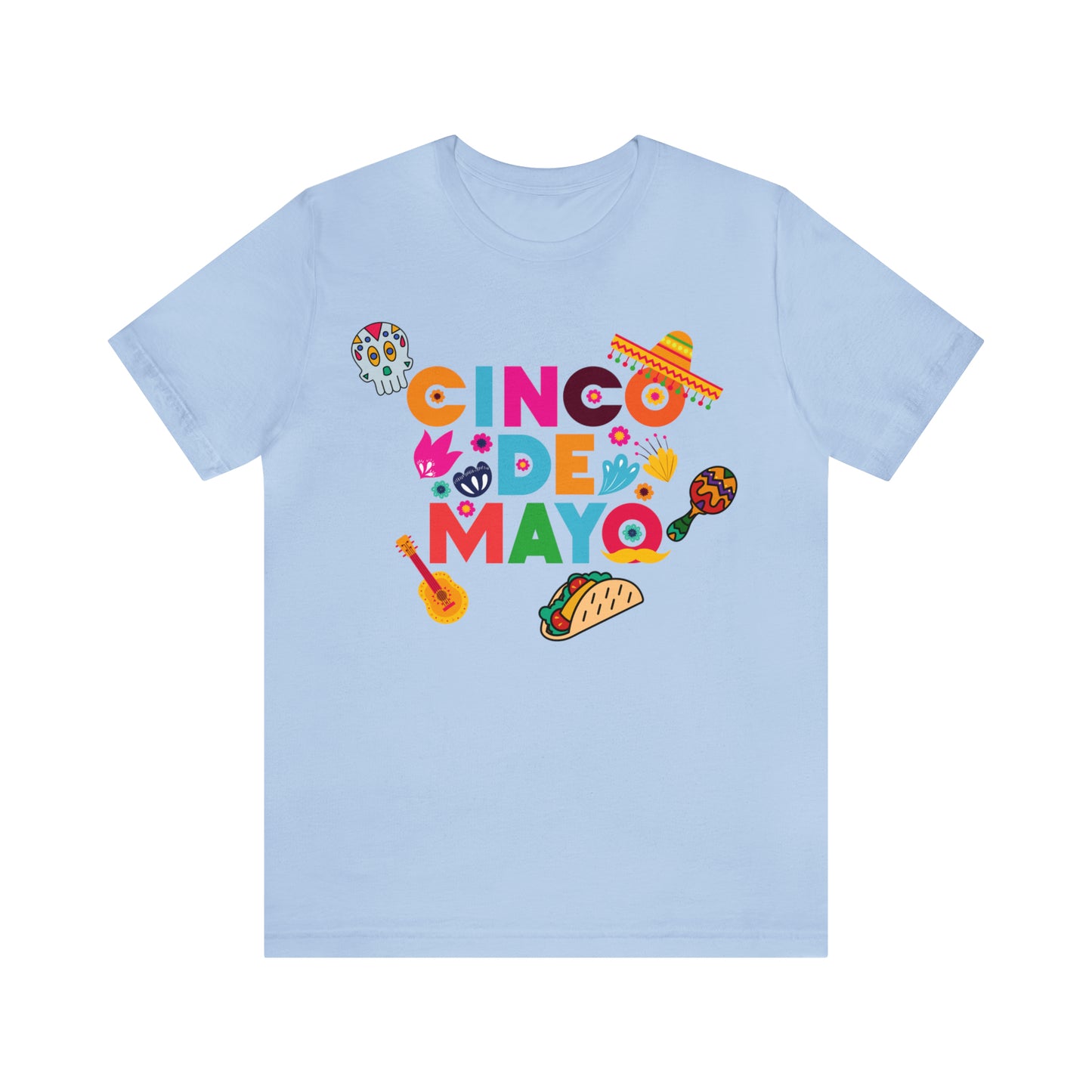 Unisex Cinco de Mayo Jersey Short Sleeve Tee