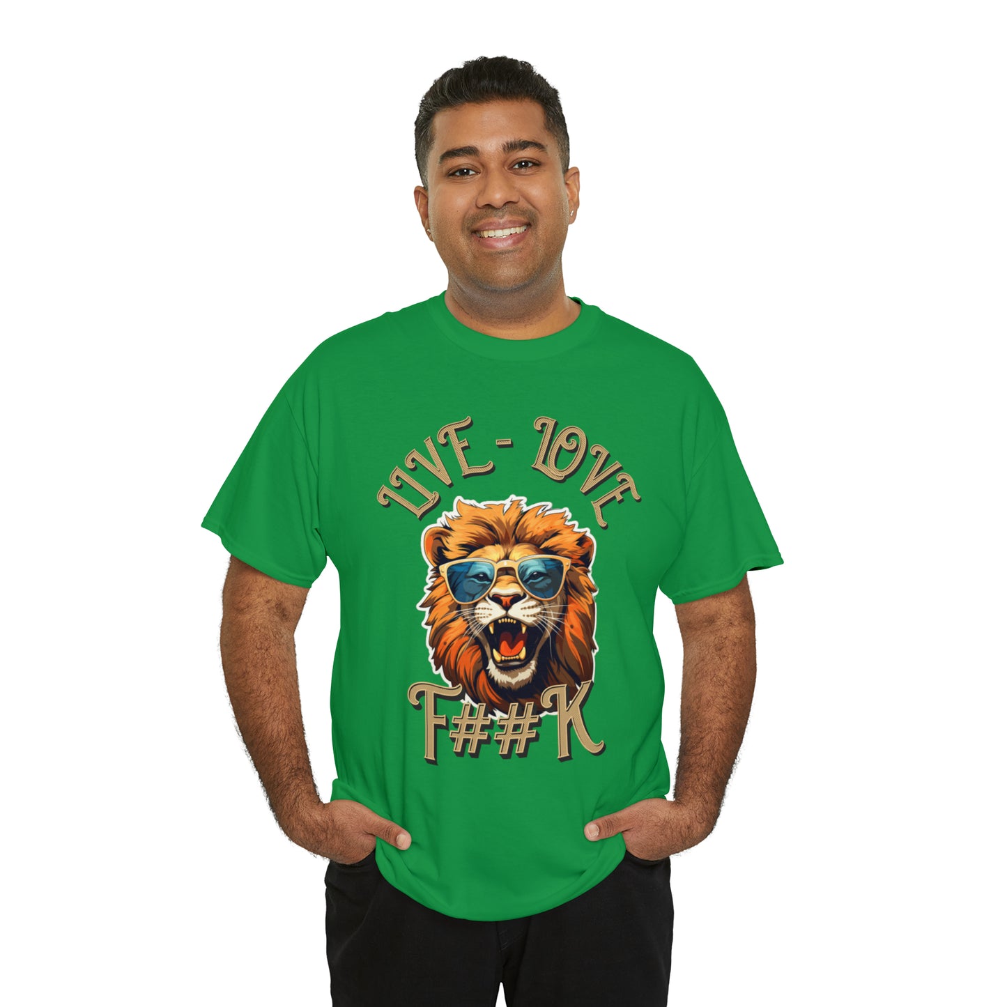 Unisex Lion Heavy Cotton Tee