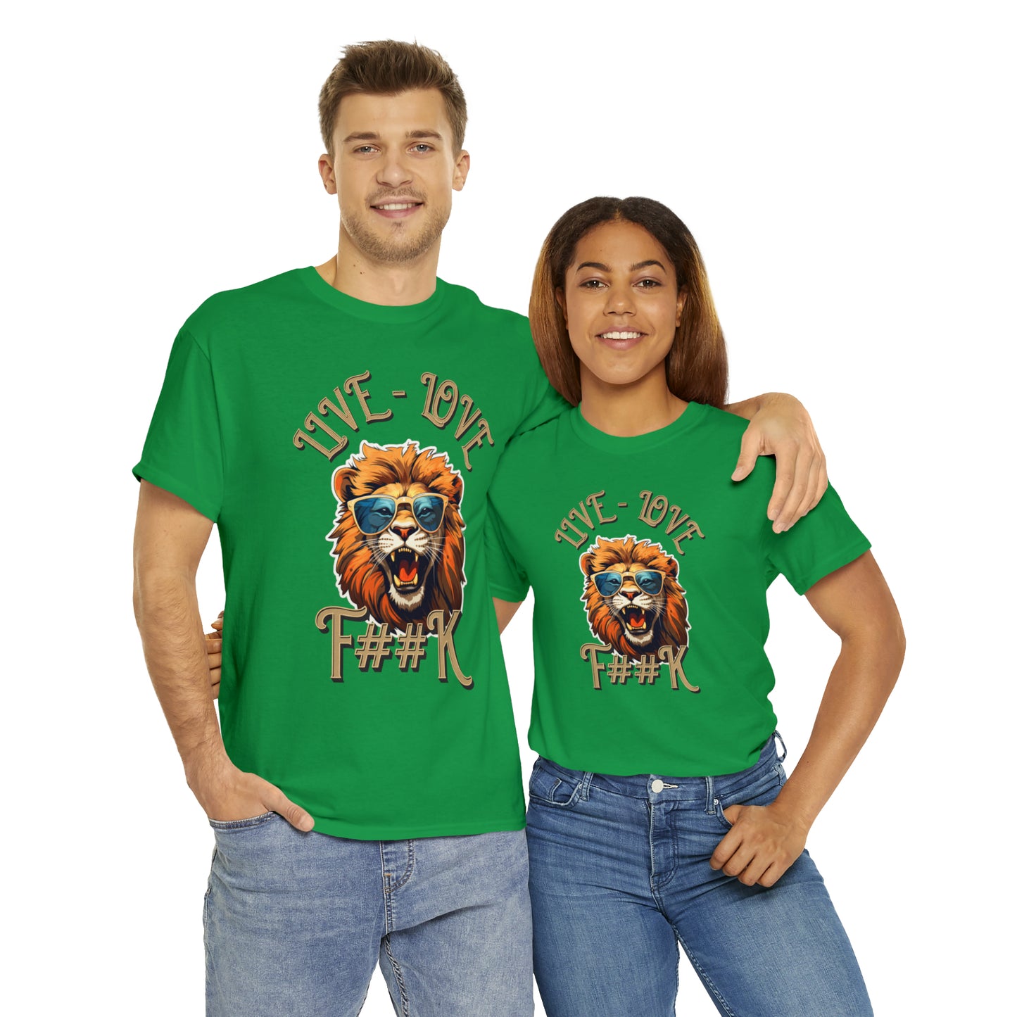 Unisex Lion Heavy Cotton Tee