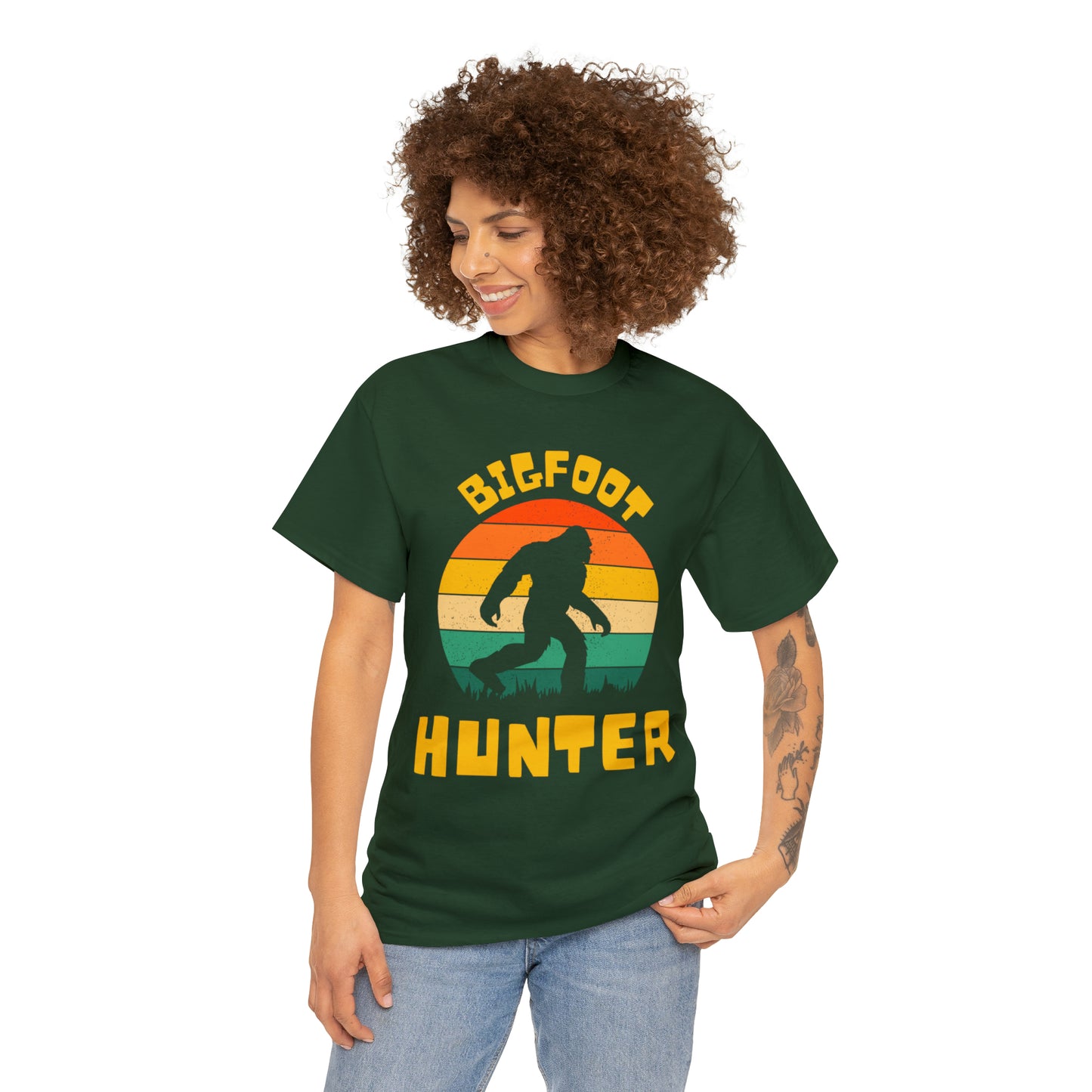 Unisex Bigfoot hunter Heavy Cotton Tee