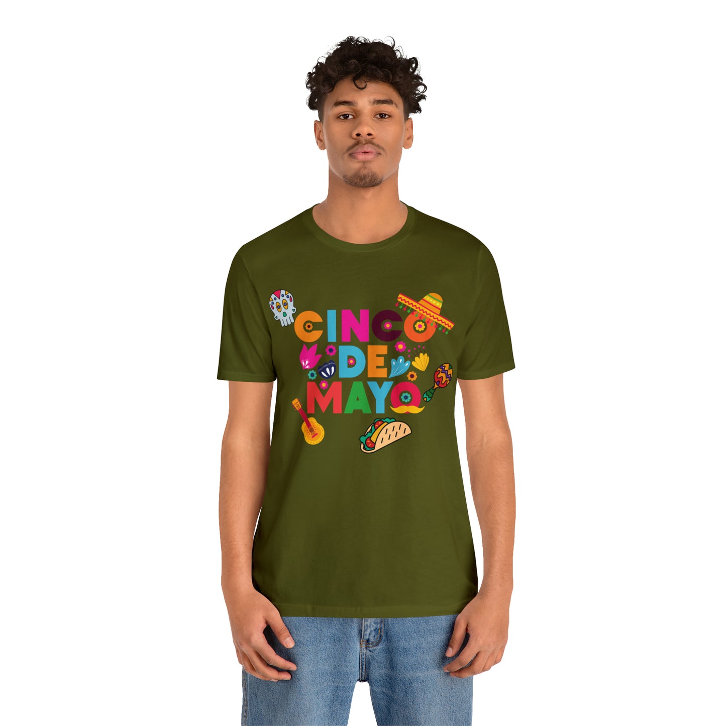 Unisex Cinco de Mayo Jersey Short Sleeve Tee