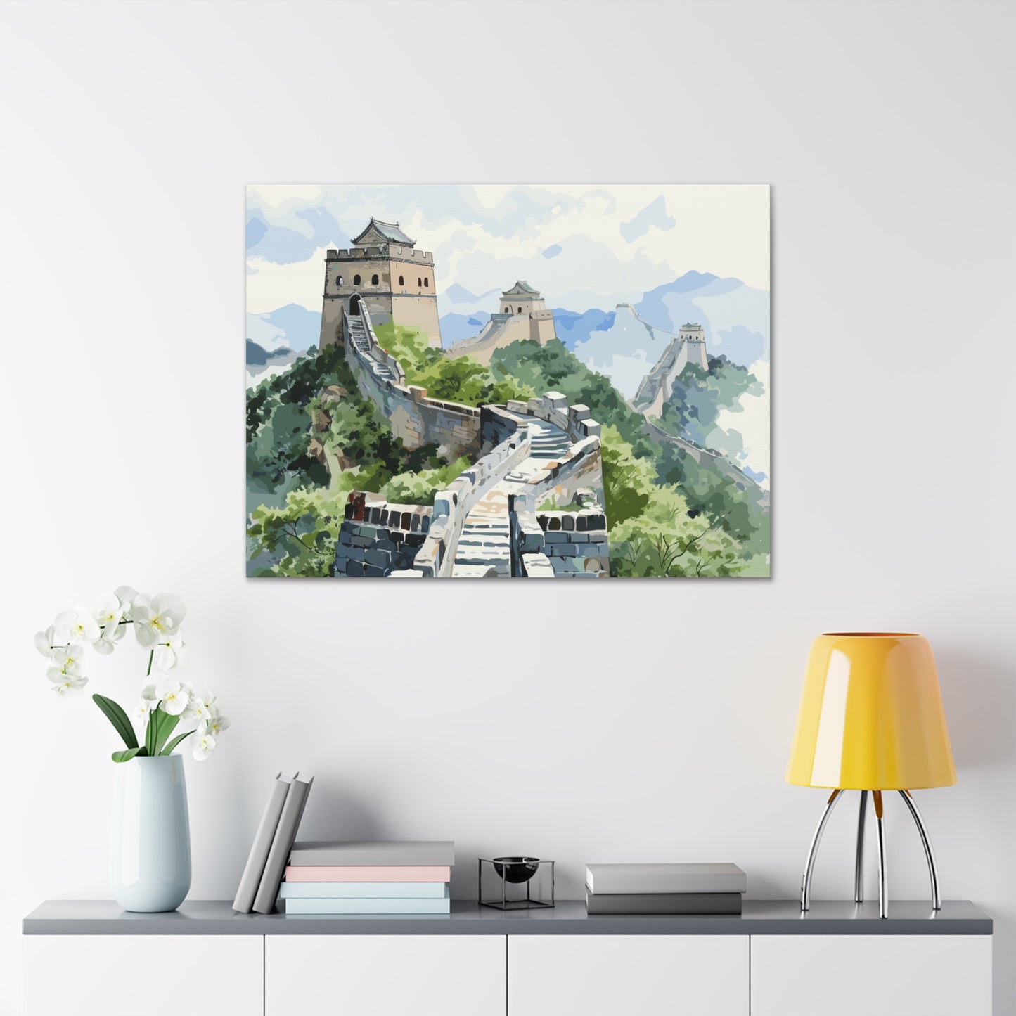 Great Wall Of China, canvas wrap