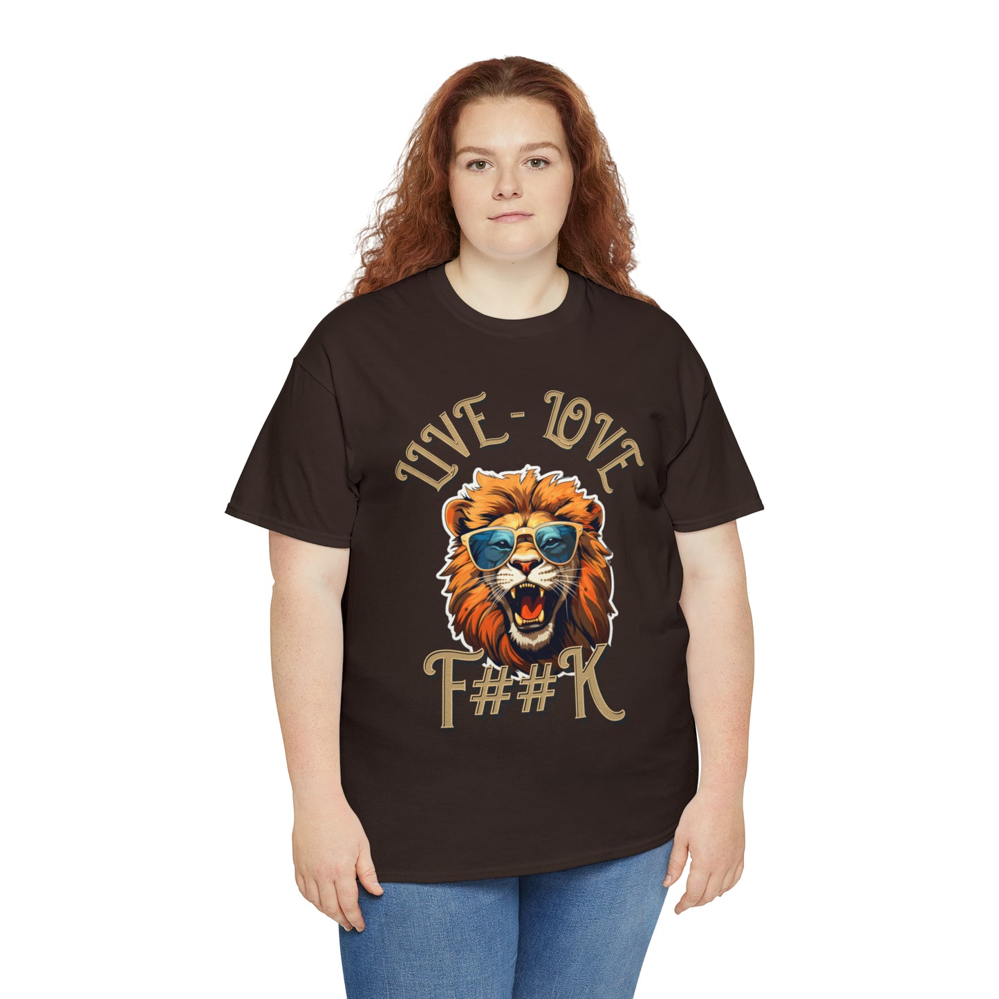 Unisex Lion Heavy Cotton Tee