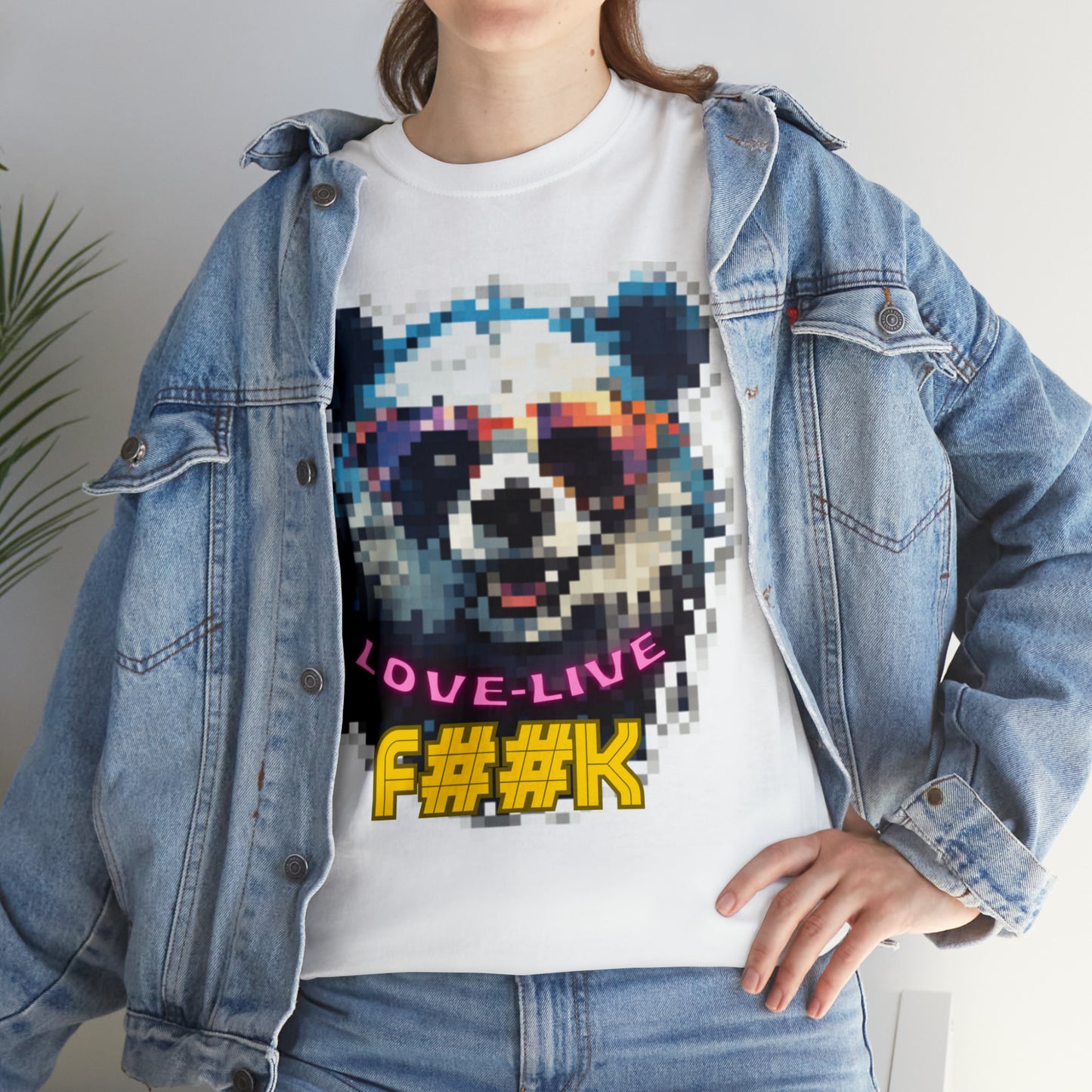 Unisex panda Heavy Cotton Tee