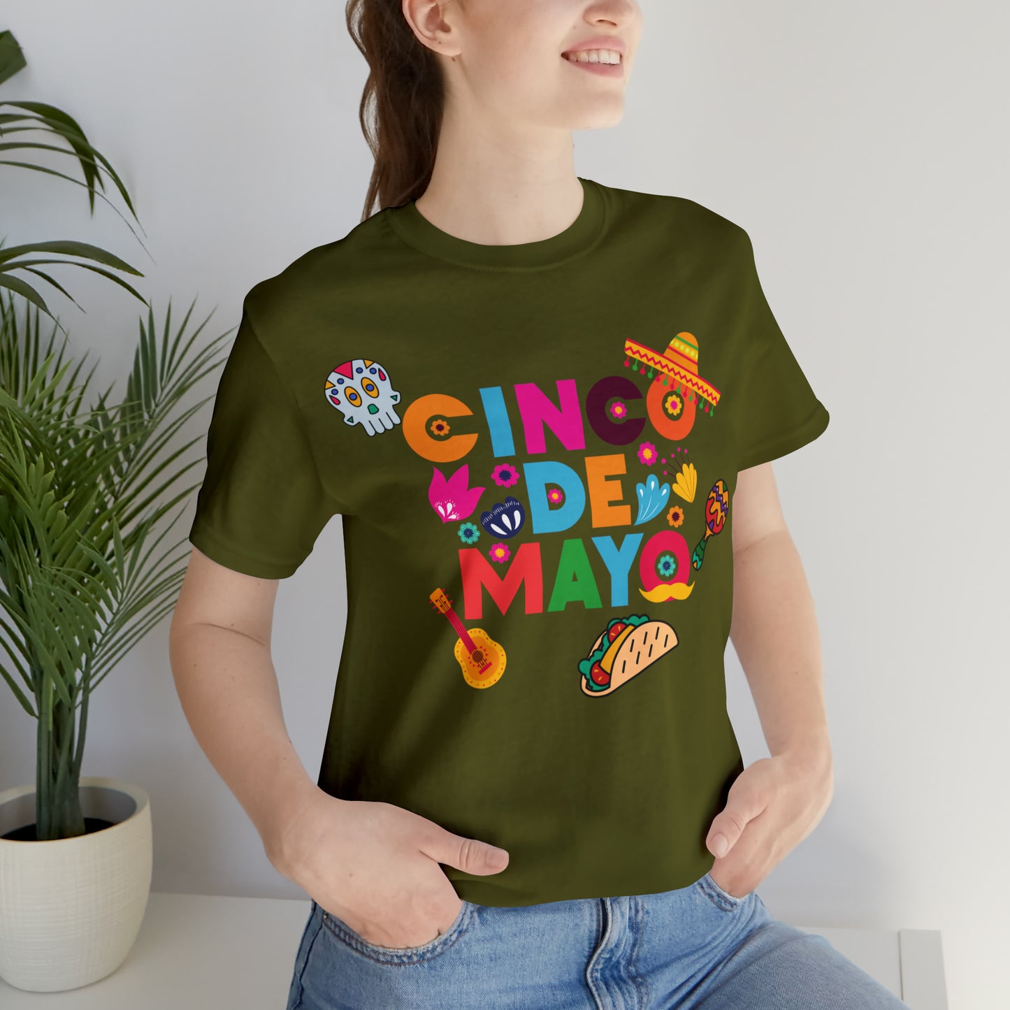 Unisex Cinco de Mayo Jersey Short Sleeve Tee