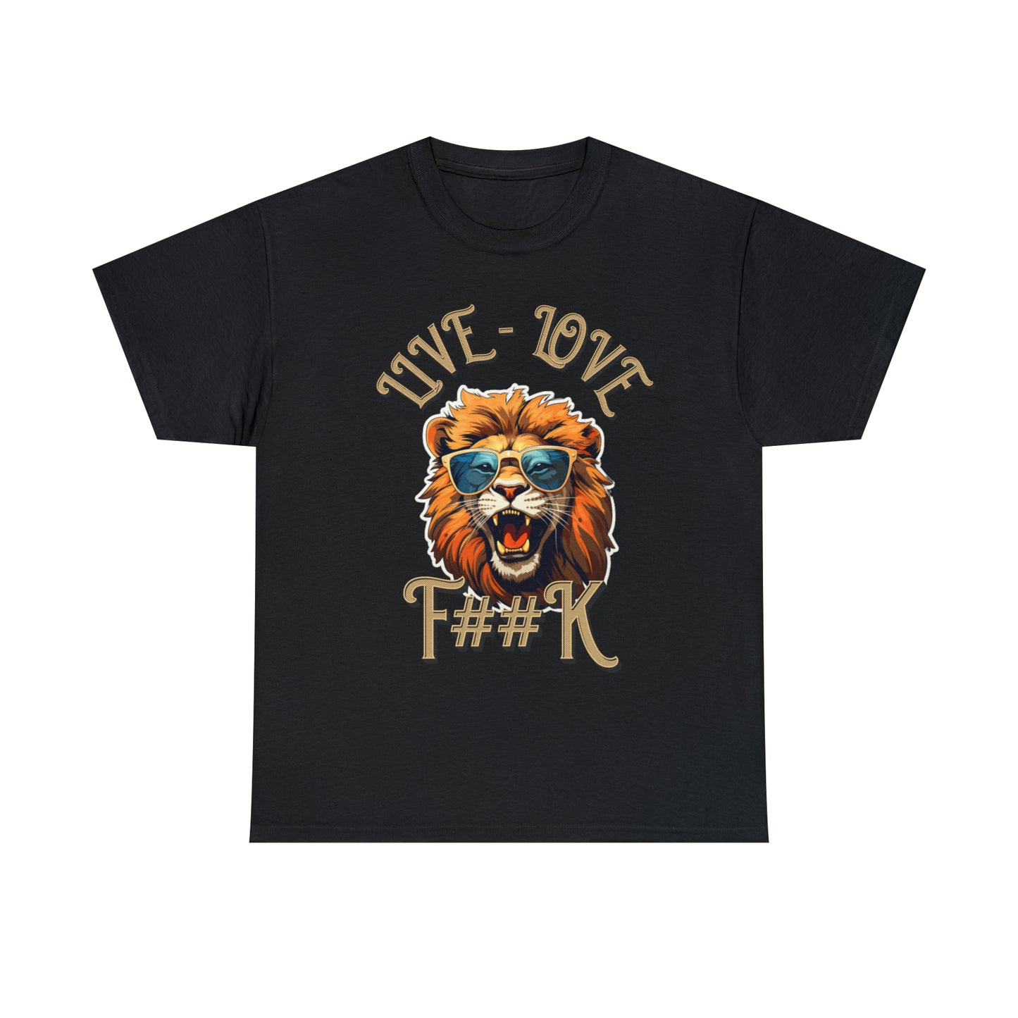 Unisex Lion Heavy Cotton Tee