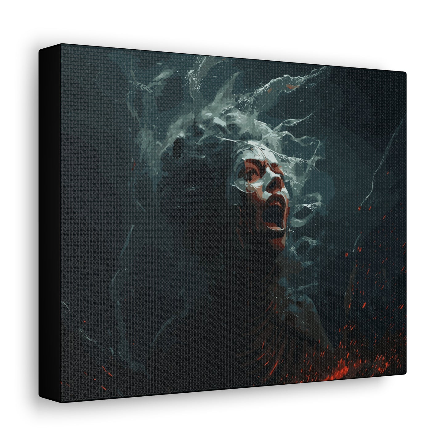 Siren Screams , Canvas Wrap