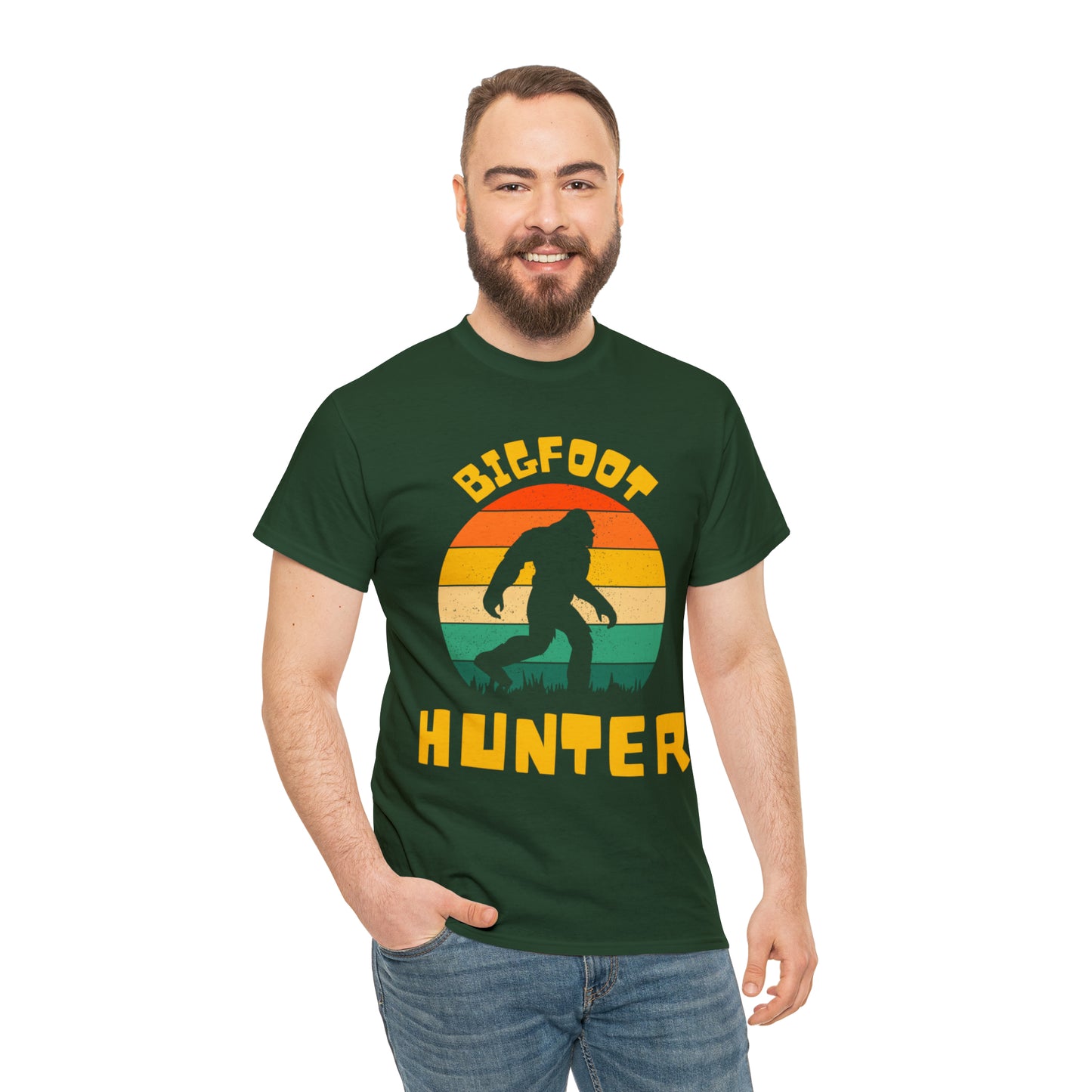 Unisex Bigfoot hunter Heavy Cotton Tee