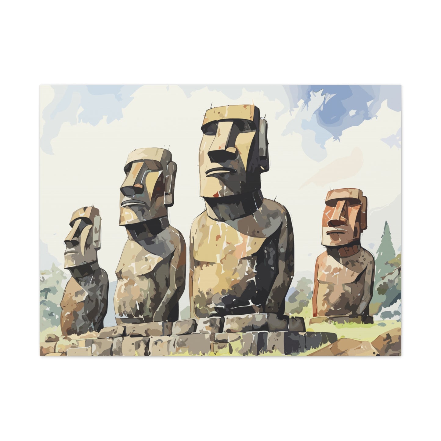 Easter Island, Canvas Gallery Wraps