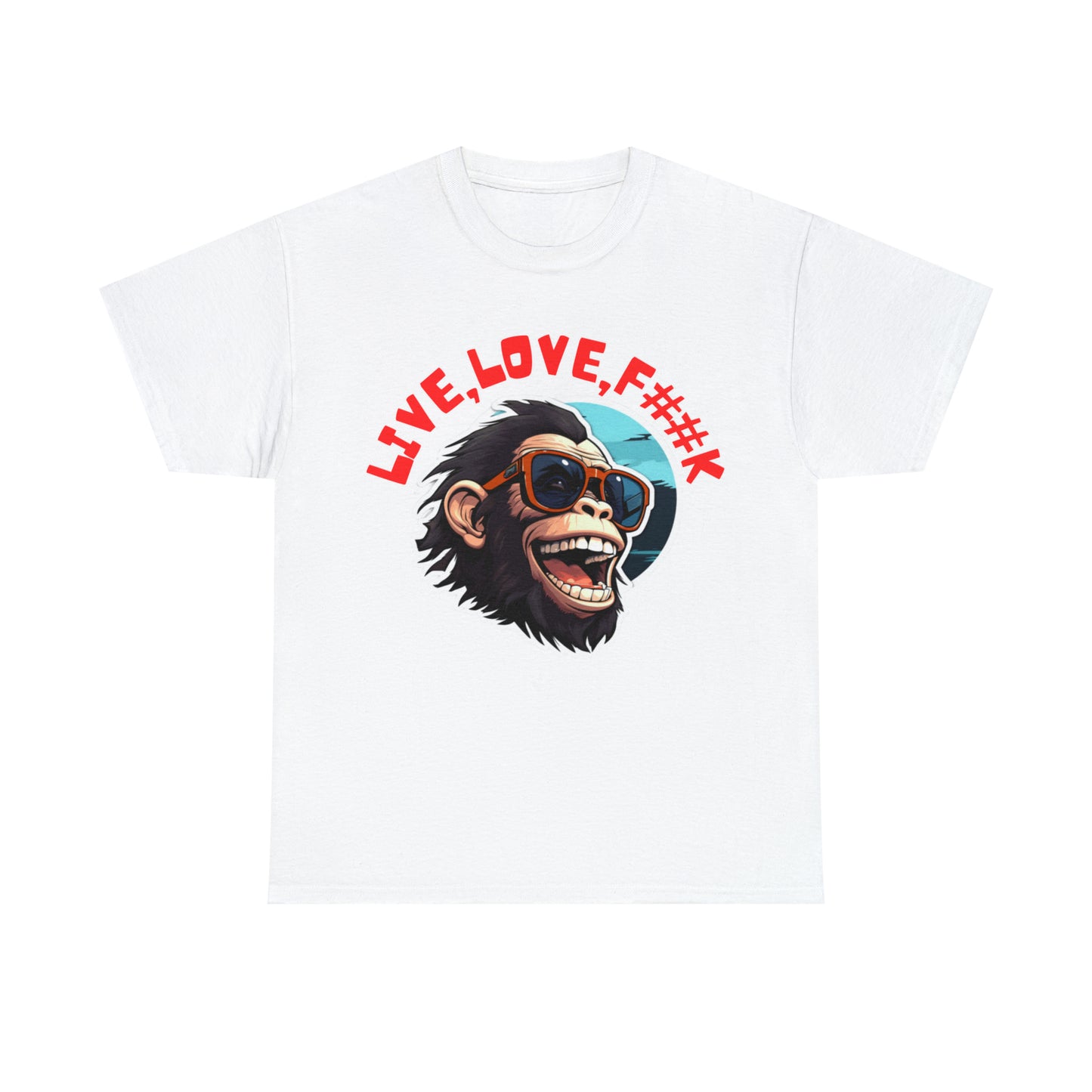 Unisex happy monkey Heavy Cotton Tee