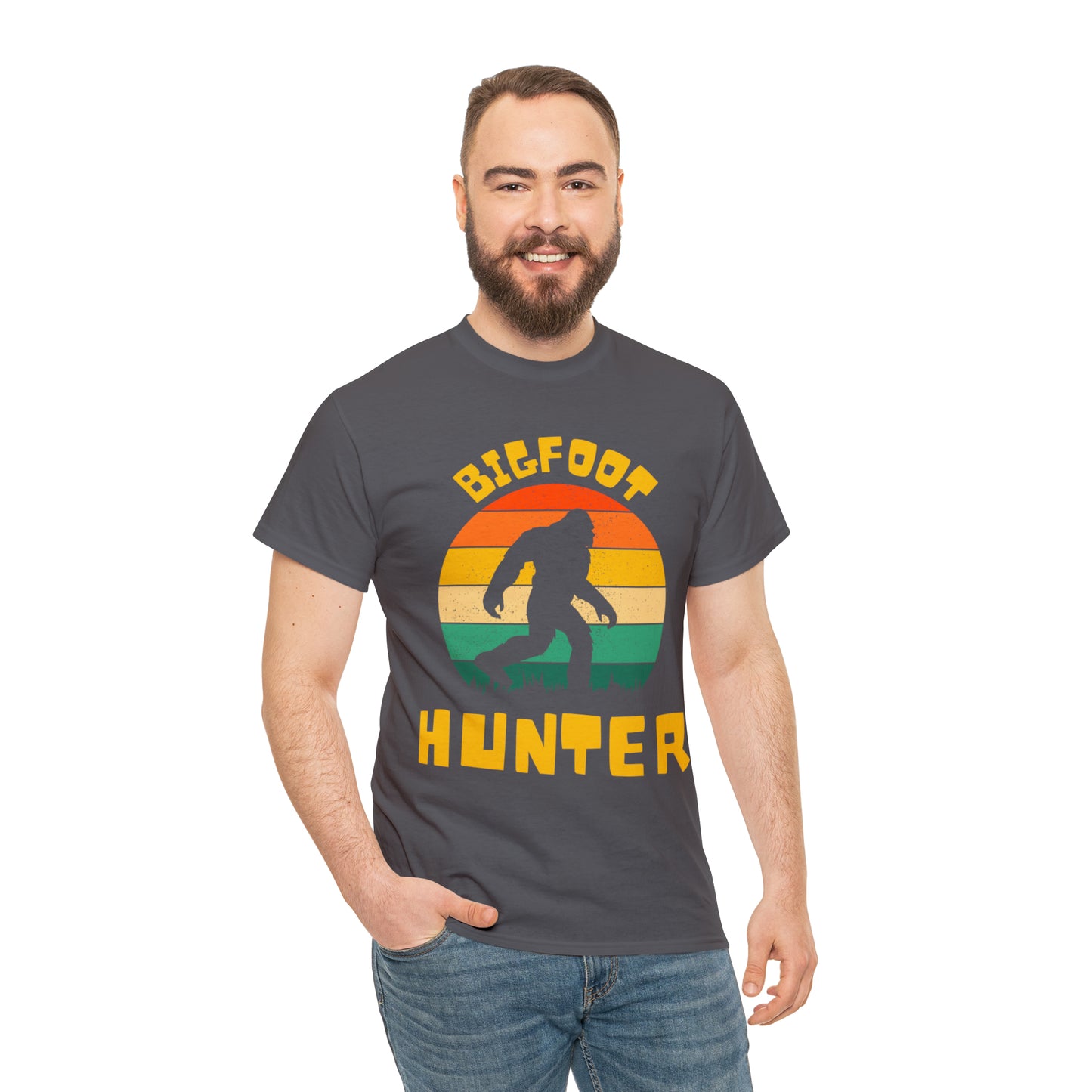 Unisex Bigfoot hunter Heavy Cotton Tee