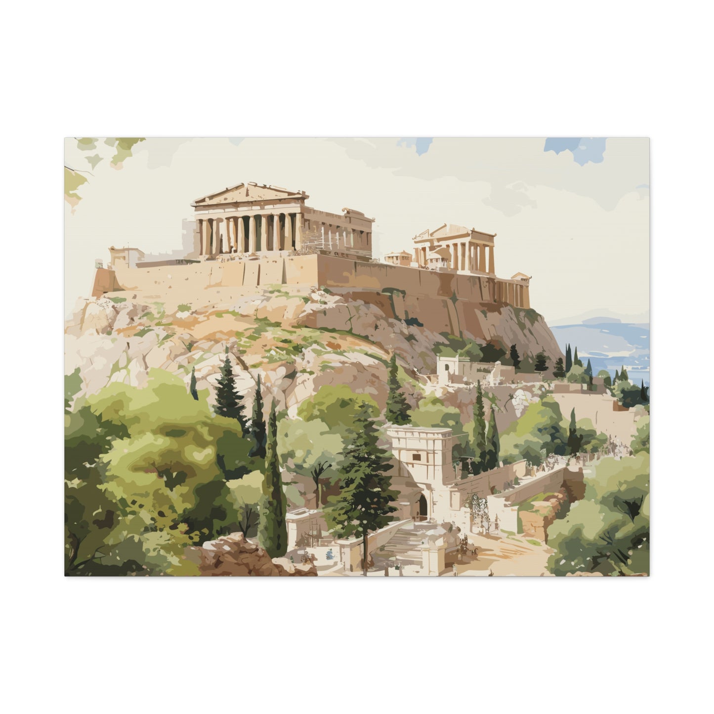 Greece, Canvas Gallery Wraps