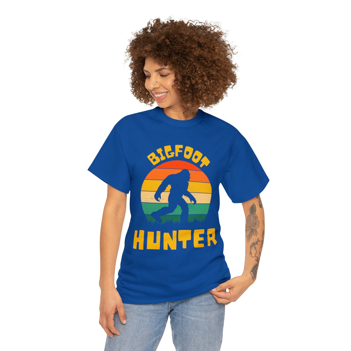 Unisex Bigfoot hunter Heavy Cotton Tee