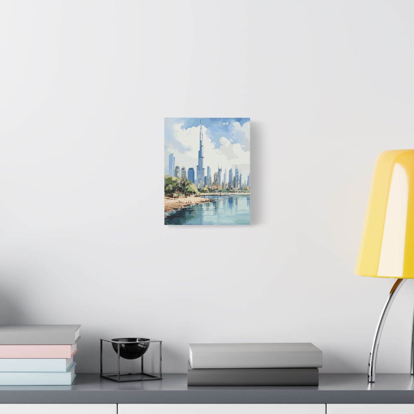 Dubai skyline,Matte Canvas, Stretched, 1.25"