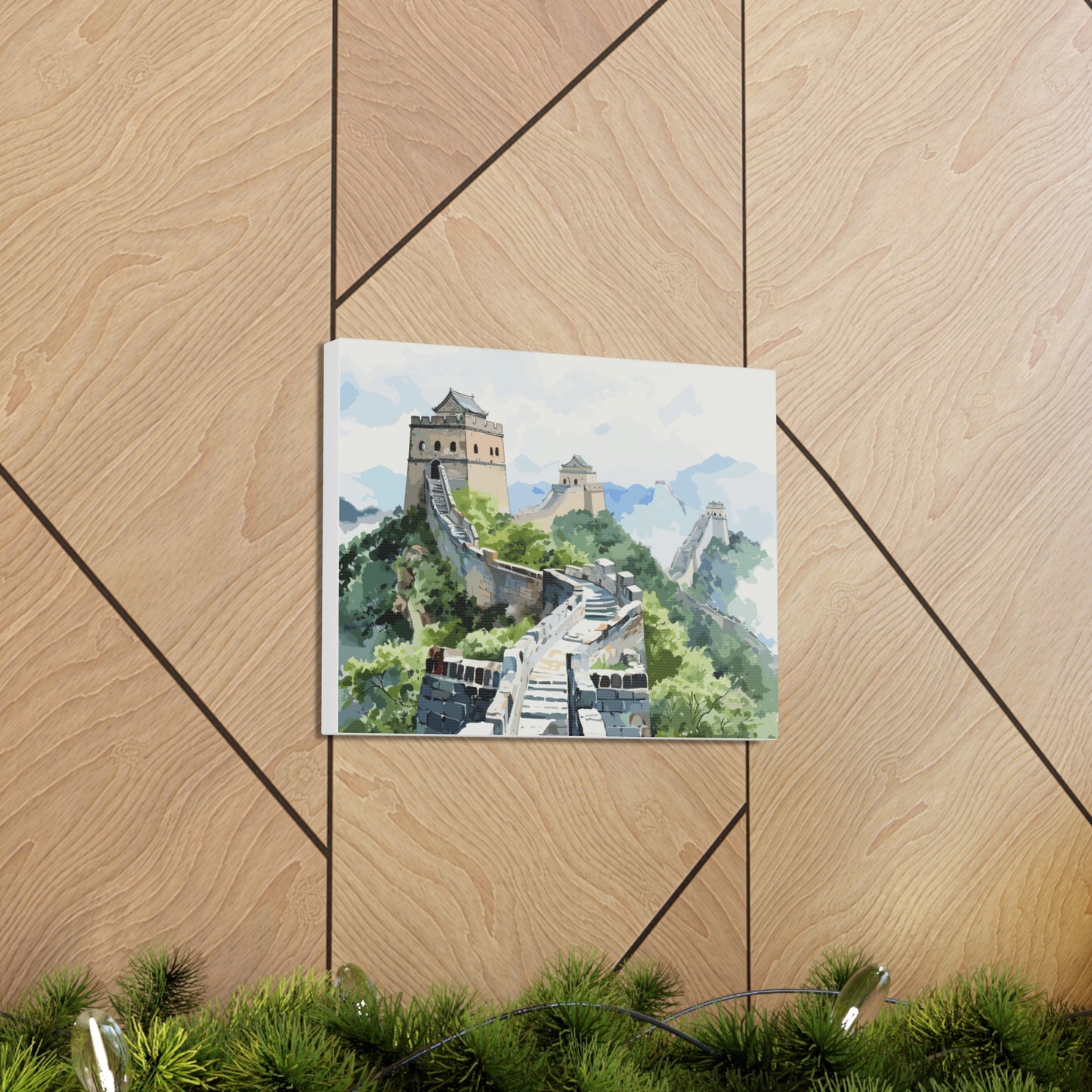 Great Wall Of China, canvas wrap