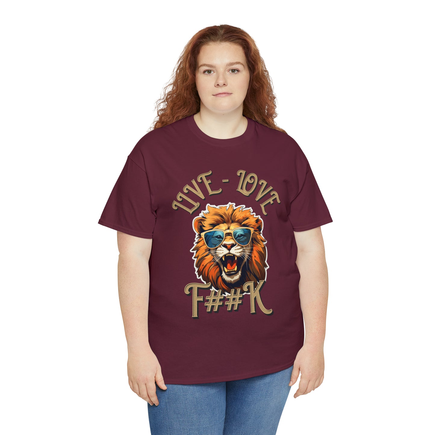 Unisex Lion Heavy Cotton Tee