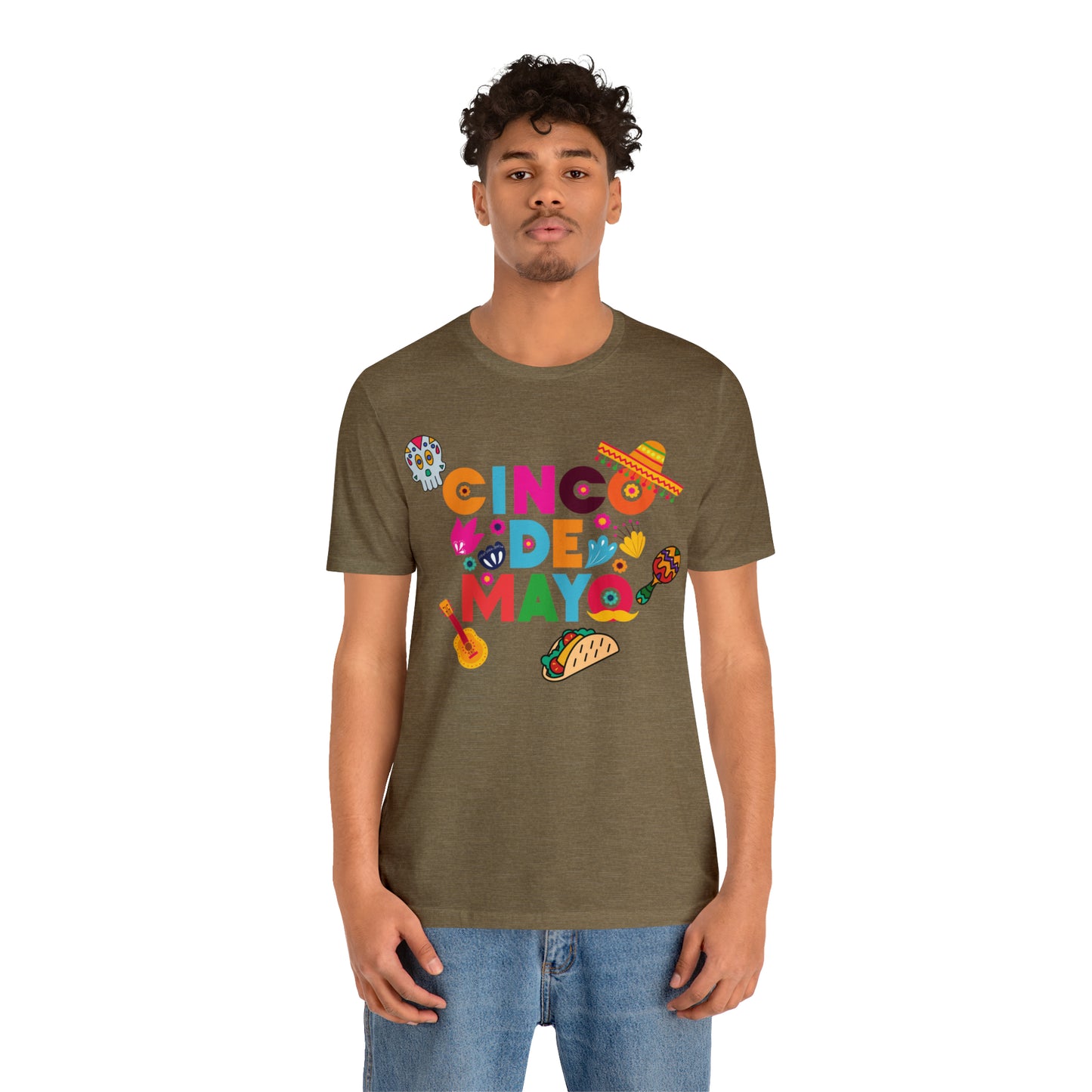 Unisex Cinco de Mayo Jersey Short Sleeve Tee