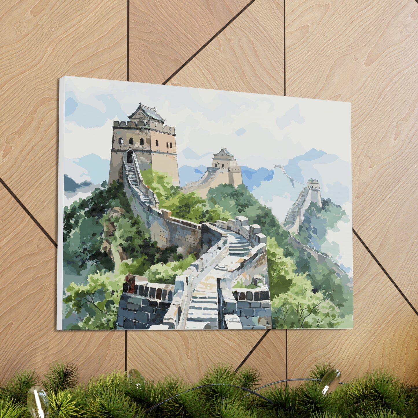 Great Wall Of China, canvas wrap