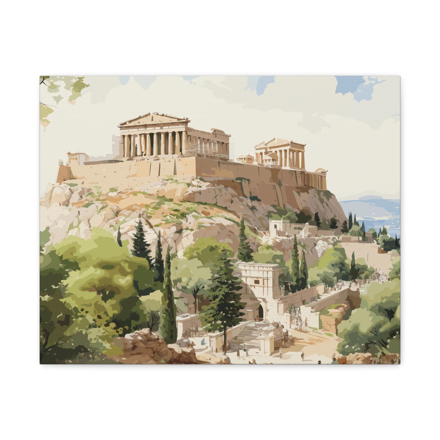 Greece, Canvas Gallery Wraps