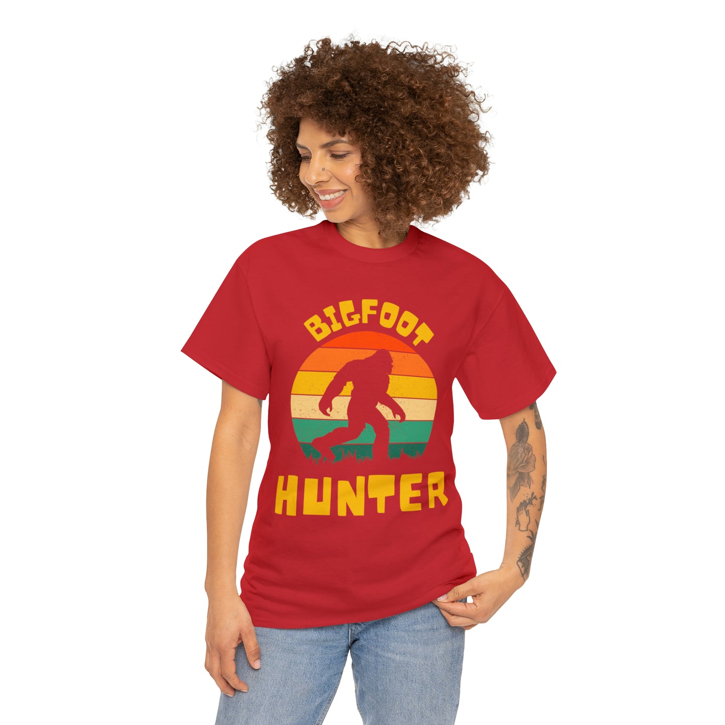 Unisex Bigfoot hunter Heavy Cotton Tee