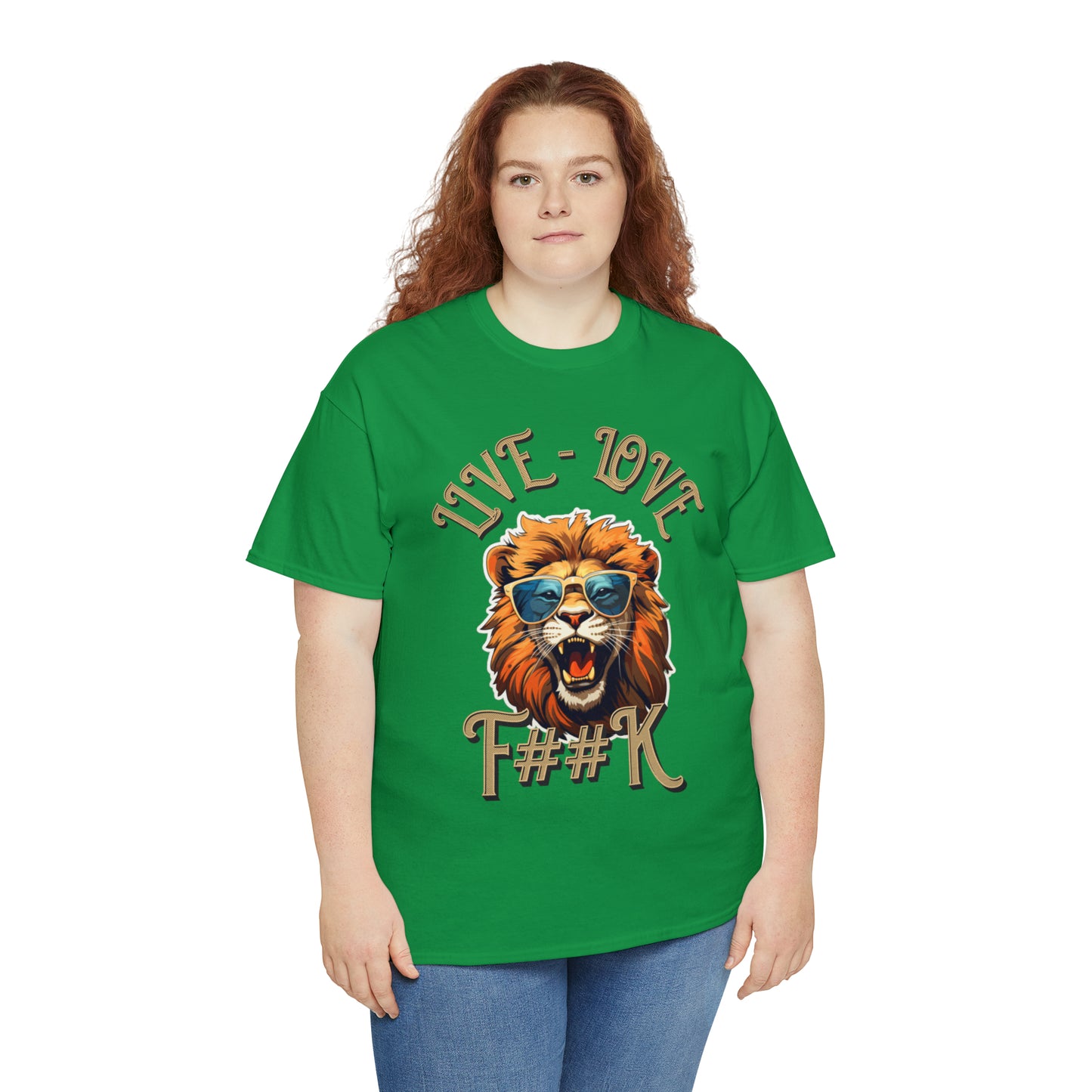 Unisex Lion Heavy Cotton Tee