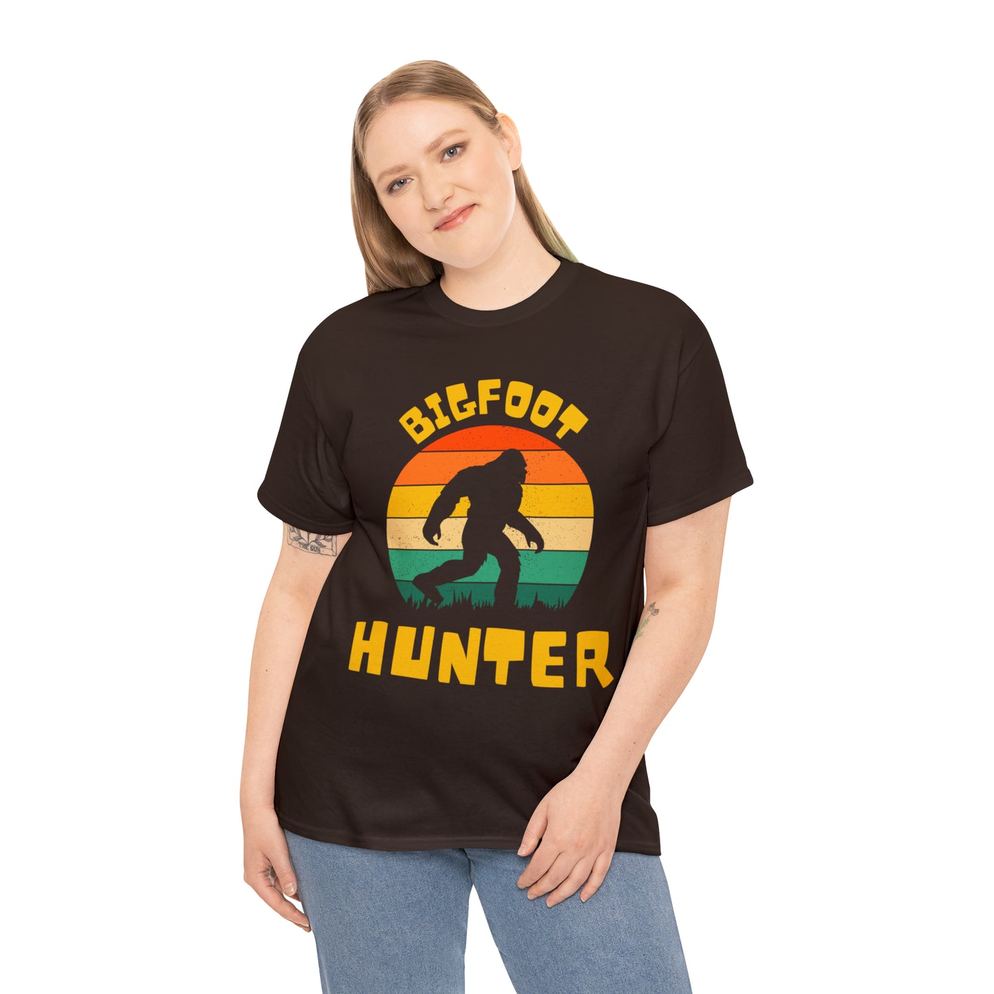 Unisex Bigfoot hunter Heavy Cotton Tee