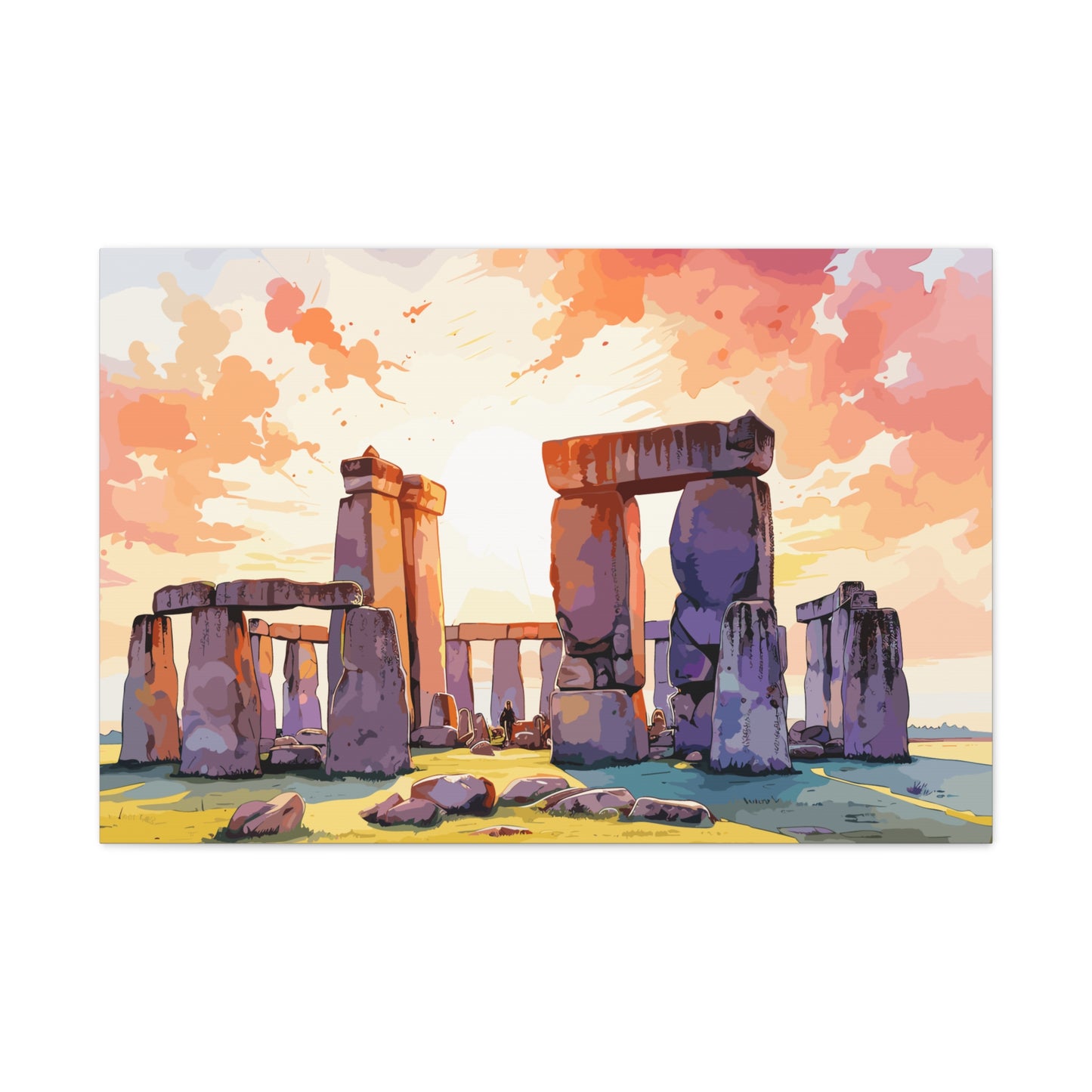 Stone sunrise, Canvas Gallery Wraps