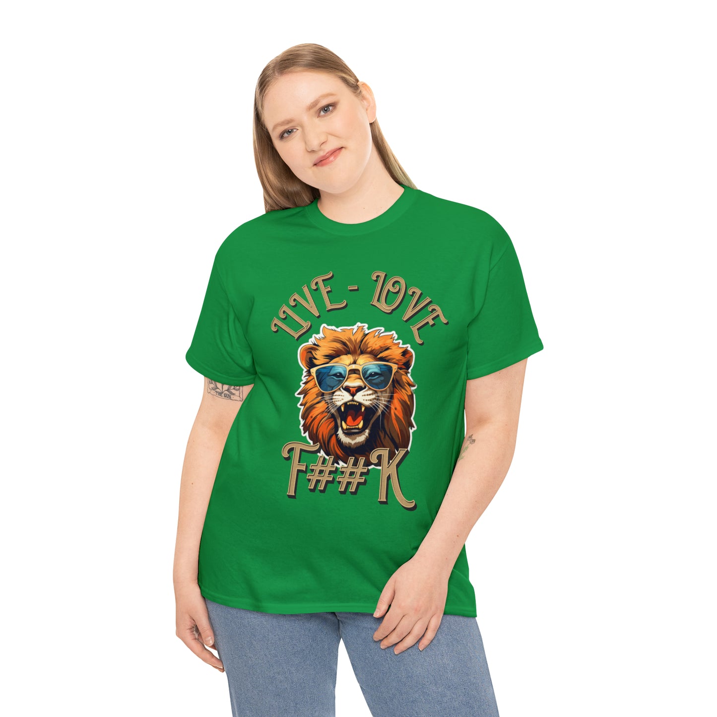 Unisex Lion Heavy Cotton Tee