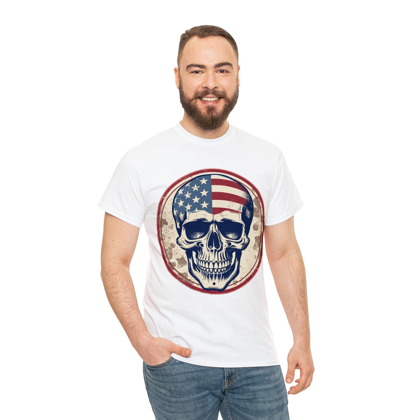 Skull, Unisex Heavy Cotton Tee