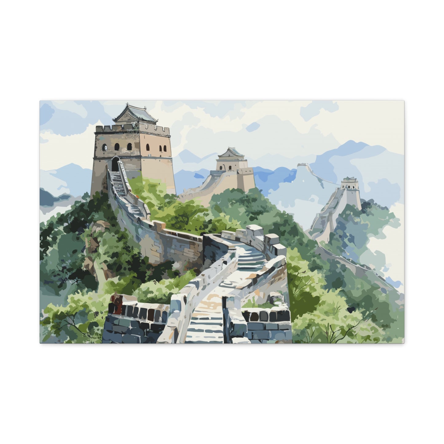 Great Wall Of China, canvas wrap