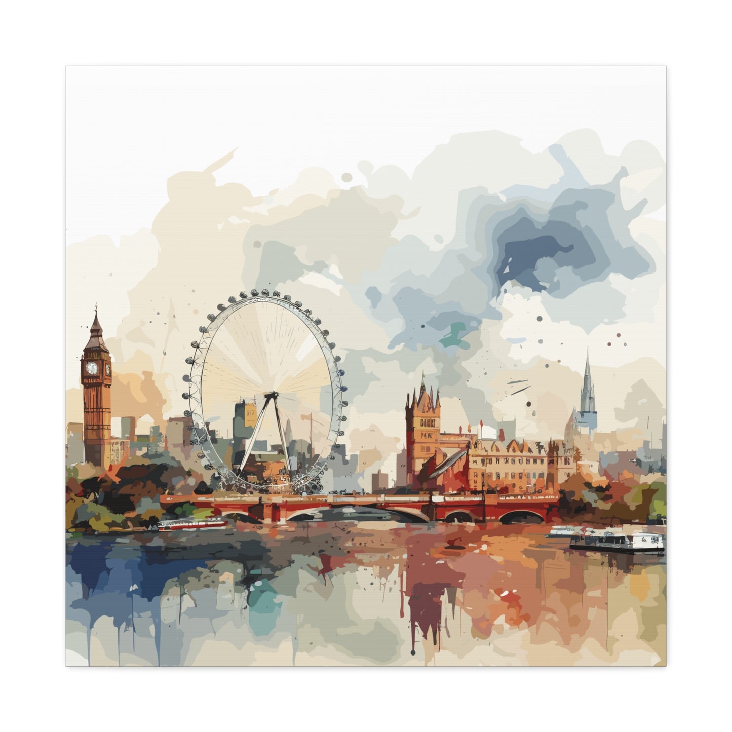 London skyline, Canvas Gallery Wraps