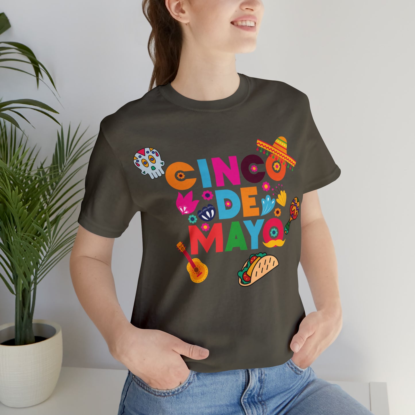 Unisex Cinco de Mayo Jersey Short Sleeve Tee