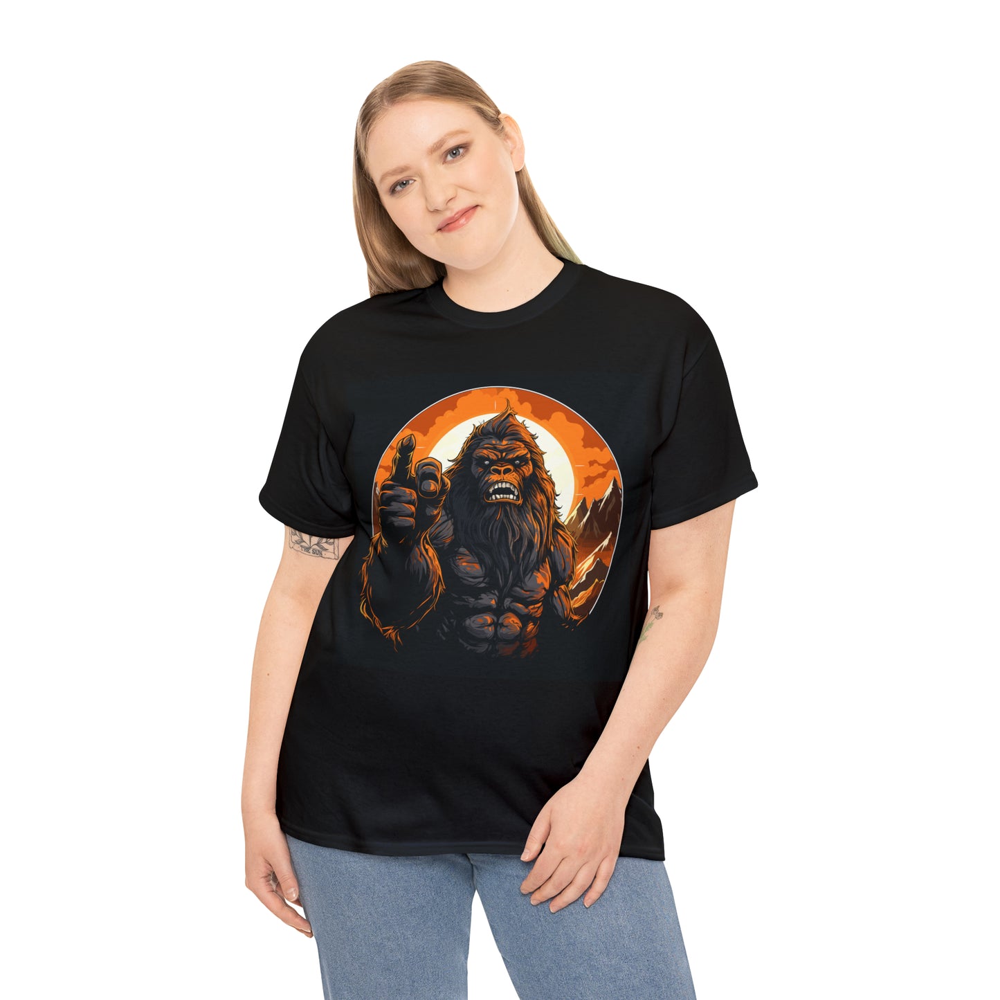 Bigfoot, Unisex Heavy Cotton Tee