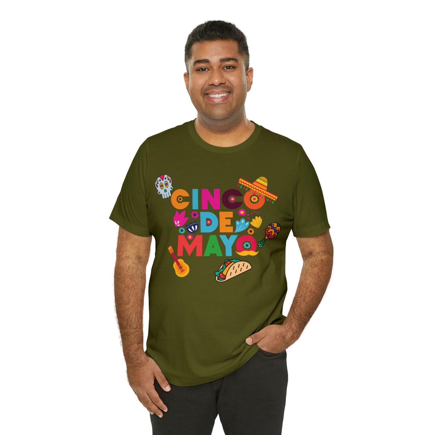 Unisex Cinco de Mayo Jersey Short Sleeve Tee