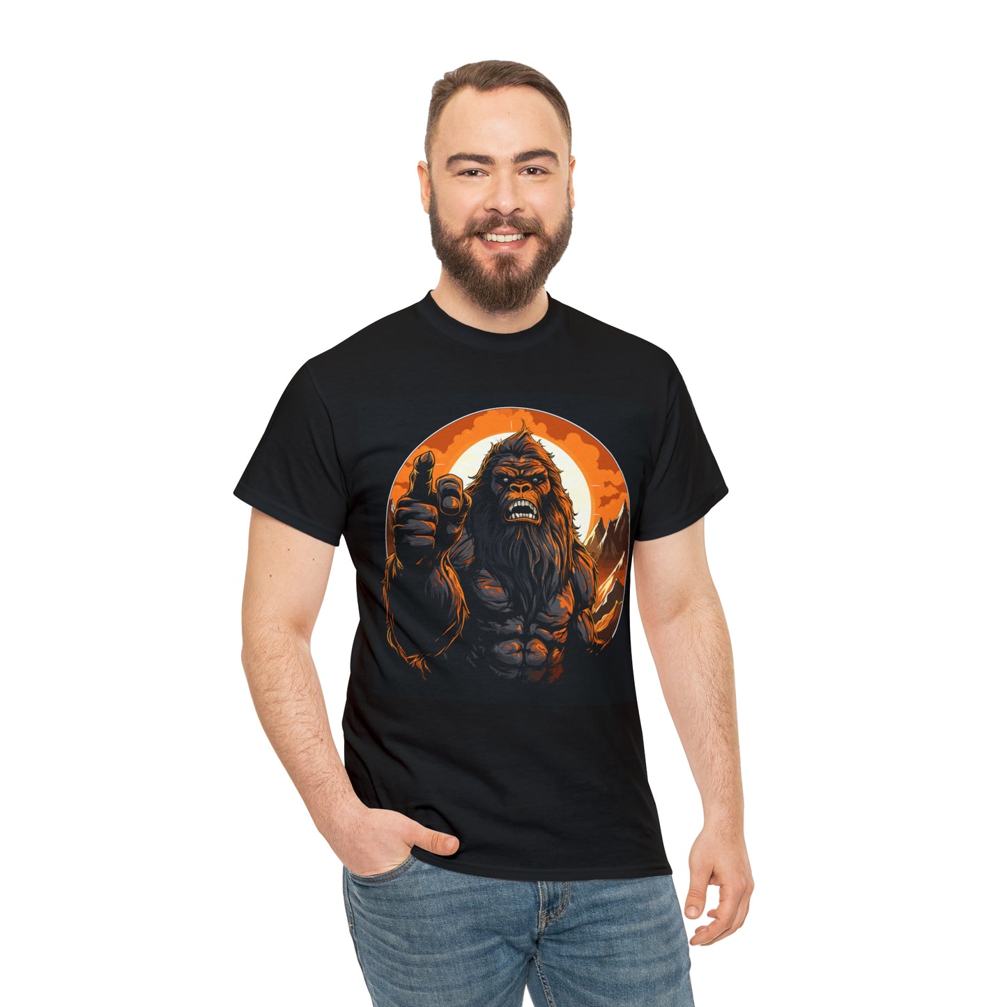 Bigfoot, Unisex Heavy Cotton Tee