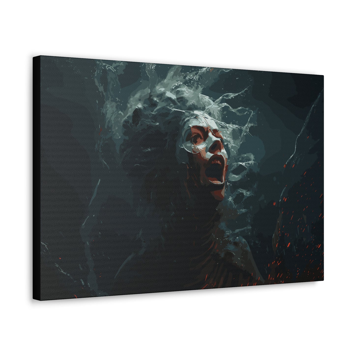 Siren Screams , Canvas Wrap