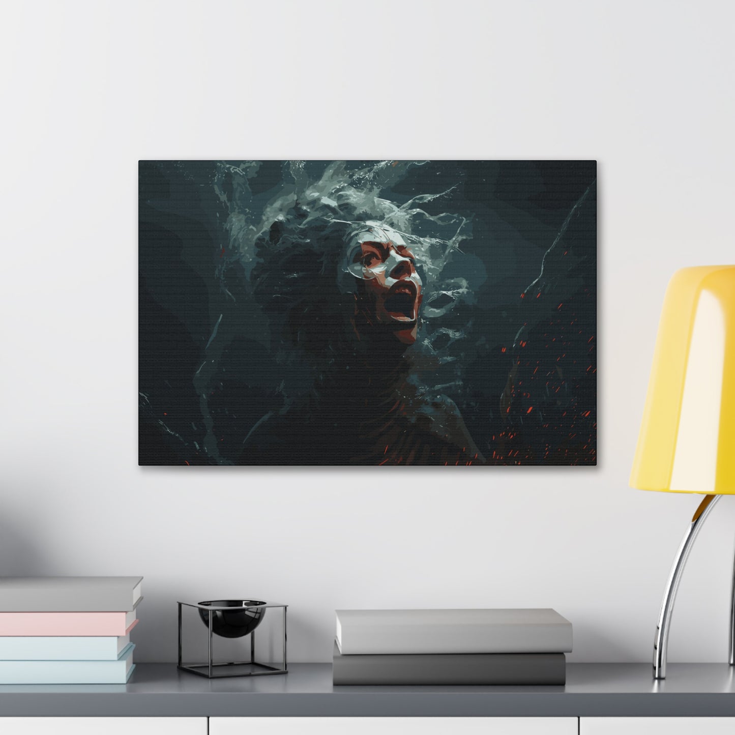 Siren Screams , Canvas Wrap